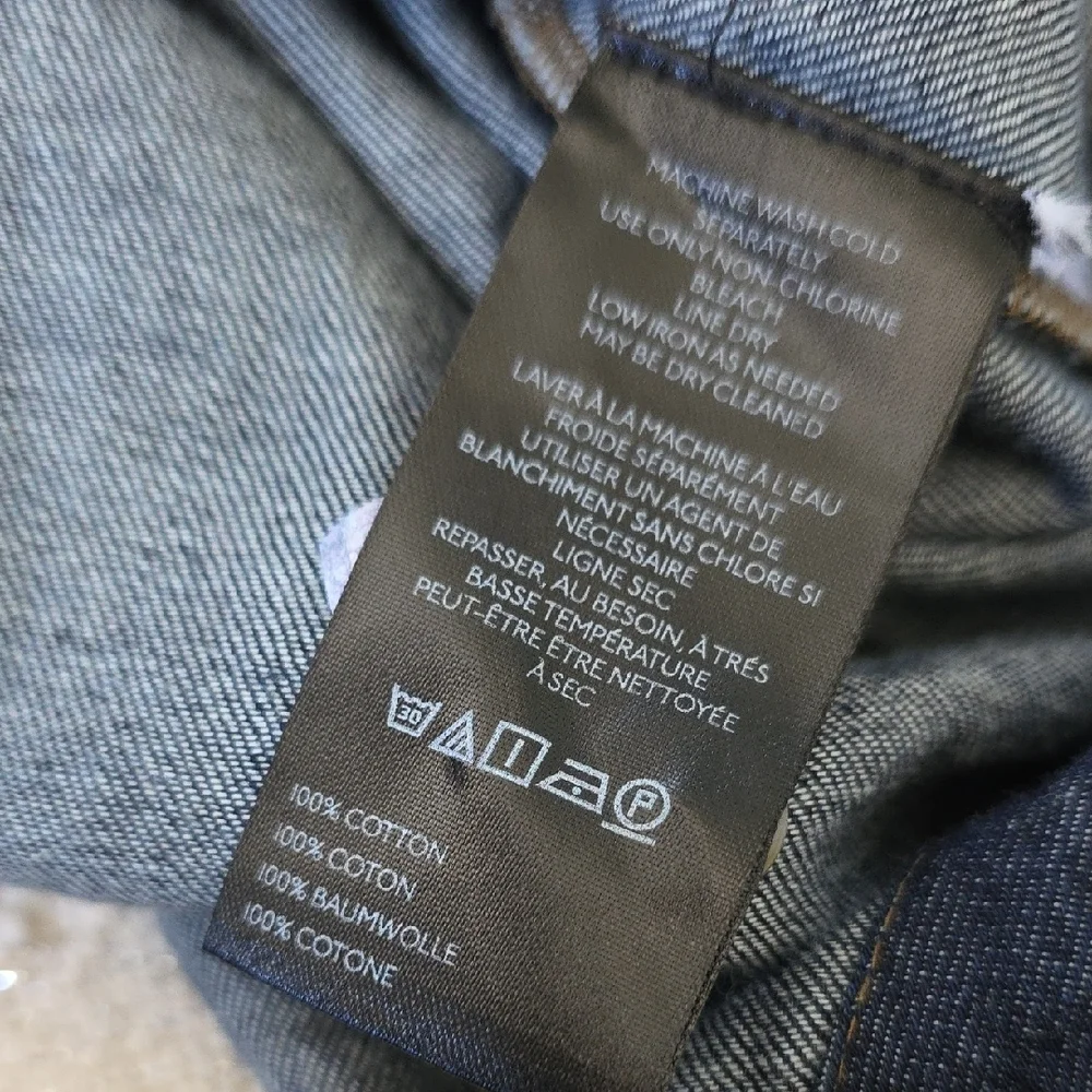 The Ozzi Ruffle-Sleeve Buttondown Shirt by Pilcro Size Small Relaxed - Picture 10 of 13